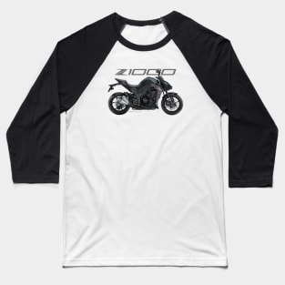 Kawasaki Z1000 19 black, sl Baseball T-Shirt